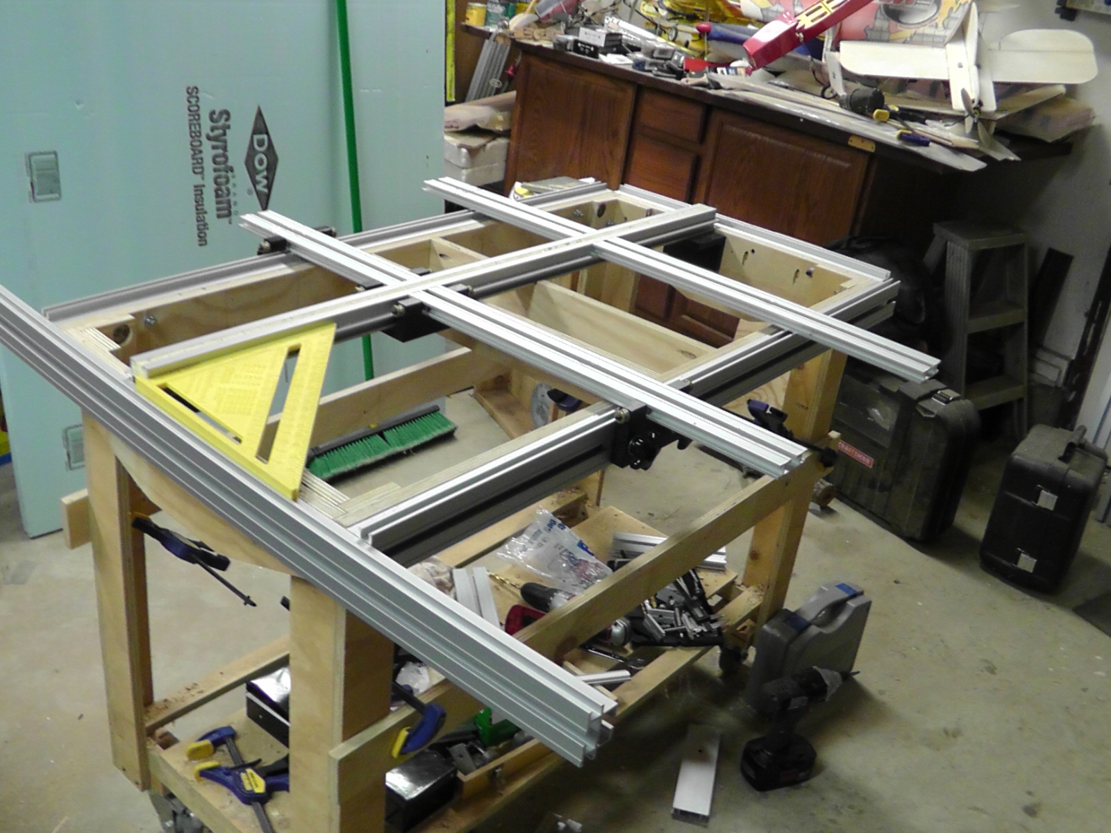 My Second Home Made Tracksaw Station. Second saw